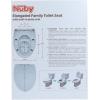 imageNuby Family Toilet Seat  Builtin Potty Training Toilet Seat  Fits All Elongated Toilets  Secure and WiggleFree  Easy to Install and RemoveModern