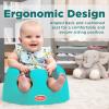 imageNuby My Floor Seat  Portable Baby Chair with Soft Foam Cushion Safety Harness and High Back Design  4 Months  PinkAqua