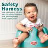 imageNuby My Floor Seat  Portable Baby Chair with Soft Foam Cushion Safety Harness and High Back Design  4 Months  PinkAqua