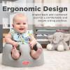imageNuby My Floor Seat  Portable Baby Chair with Soft Foam Cushion Safety Harness and High Back Design  4 Months  PinkGray