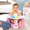 imageNuby My Floor Seat  Portable Baby Chair with Soft Foam Cushion Safety Harness and High Back Design  4 Months  PinkPink