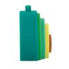 imageNuby Soft Silicone Stacking Cups  7Piece Toddler Toy for HandEye Coordination and Early Development  12 Months Colors May VaryAvocado