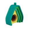 imageNuby Soft Silicone Stacking Cups  7Piece Toddler Toy for HandEye Coordination and Early Development  12 Months Colors May VaryAvocado