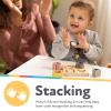 imageNuby Soft Silicone Stacking Cups  7Piece Toddler Toy for HandEye Coordination and Early Development  12 Months Colors May VaryModern