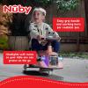 imageNuby Twist N Ride Classic Ride on Cars  Riding Toys with Realistic Working Front ampamp Back Lights  Fun Light Up Car Scooter with Music  Toddler Toys for 3 Years and Up  Pink ampamp Purple Toy Scooter CarPink and Purple