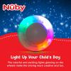 imageNuby Twist N Ride Classic Ride on Cars  Riding Toys with Realistic Working Front ampamp Back Lights  Fun Light Up Car Scooter with Music  Toddler Toys for 3 Years and Up  Pink ampamp Purple Toy Scooter CarAqua and Red