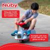 imageNuby Twist N Ride Classic Ride on Cars  Riding Toys with Realistic Working Front ampamp Back Lights  Fun Light Up Car Scooter with Music  Toddler Toys for 3 Years and Up  Pink ampamp Purple Toy Scooter CarRed and Grey