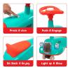 imageNuby Twist N Ride Classic Ride on Cars  Riding Toys with Realistic Working Front ampamp Back Lights  Fun Light Up Car Scooter with Music  Toddler Toys for 3 Years and Up  Pink ampamp Purple Toy Scooter CarAqua and Red