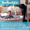 imageNuby Velvet Ball Pit Soft Play Foam Ball Pits for Baby and Toddlers with 200 Colored Balls Included Ball Pit Playpen Indoor Play Gym Outdoor Play Ball Pit for Babies Bounce Ball Game Aqua ampamp GrayPink