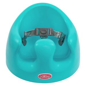 imageNuby My Floor Seat  Portable Baby Chair with Soft Foam Cushion Safety Harness and High Back Design  4 Months  PinkAqua