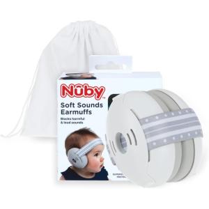 imageNuby Soft Sounds NoiseCanceling Earmuffs with Travel CaseWhite