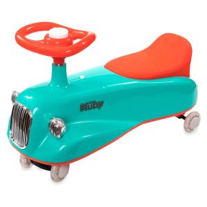 imageNuby Twist N Ride Classic Ride on Cars  Riding Toys with Realistic Working Front ampamp Back Lights  Fun Light Up Car Scooter with Music  Toddler Toys for 3 Years and Up  Pink ampamp Purple Toy Scooter CarAqua and Red