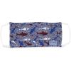 imageDr Talbots Adult Washable Pleated Cloth Face Mask for Personal Health 1 Pack CamoPatriotic Shark