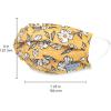 imageDr Talbots Adult Washable Pleated Cloth Face Mask for Personal Health 1 Pack CamoYellow Flowers