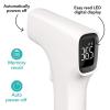 imageDr Talbots Easy Handle NonContact Infrared Thermometer with Led Screen Fever Warning Indicator Accurate 1 S Reading for Baby Kids ampamp Adults White Pack of 2