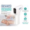 imageDr Talbots Easy Handle NonContact Infrared Thermometer with Led Screen Fever Warning Indicator Accurate 1 S Reading for Baby Kids ampamp Adults White Pack of 2