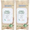 imageDr Talbots Eco Bamboo Baby Tooth and Gum Wipes Naturally Inspired With Citroganix 1pack 48 count48 Count Pack of 2