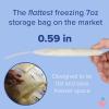 imageDr Talbots Mom Breastmilk Storage Bags with 4 MilkFresh Sensors  50 Count50 Storage Bags  4 Temperature Tracking Sensors