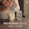 imageDr Talbots Mom Breastmilk Storage Bags with 4 MilkFresh Sensors  50 Count50 Storage Bags  4 Temperature Tracking Sensors