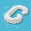 imageDr Talbots Moms Pregnancy Pillow  Stay Cool UShaped Pillow for Pregnant WomenCShaped Comfort