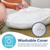 imageDr Talbots Moms Pregnancy Pillow  Stay Cool UShaped Pillow for Pregnant WomenCShaped Comfort