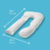 imageDr Talbots Moms Pregnancy Pillow  Stay Cool UShaped Pillow for Pregnant WomenUShaped Comfort