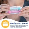imageDr Talbots Safe Ear Wax Removal Tool and Nose Cleaner for Baby with Travel Case  2Pack  GirlPink and Green