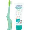 imageDr Talbots Toddler Training Toothbrush for Kids  2Pack  6 Months  AlligatorElephantAlligator  Toothpaste