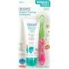 imageDr Talbots Toddler Training Toothpaste Naturally Inspired with Citroganix with Toothbrush Included BlueGreen 16 OuncePink  Green Toothbrush  Toothpaste