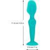 imageNuby Diaper Cream Soft Silicone Brush with Suction Base ampamp Hygienic Travel Case Mini Size AquaMini Size