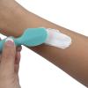 imageNuby Diaper Cream Soft Silicone Brush with Suction Base ampamp Hygienic Travel Case Mini Size AquaMini Size