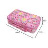 imageNuby Lunchbox with Insulated Travel Bag  Bento Lunch Box  3 Years  Galactic Design  Back to School EssentialsRainbow