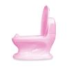 imageNuby My Real Potty Training Toilet with LifeLike Flush Button and Sound  18 Months  WhitePink Potty