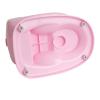 imageNuby My Real Potty Training Toilet with LifeLike Flush Button and Sound  18 Months  WhitePink Potty
