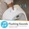 imageNuby My Real Potty Training Toilet with LifeLike Flush Button and Sound  18 Months  WhiteUrinal