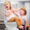 imageNuby My Real Potty Training Toilet with LifeLike Flush Button and Sound  18 Months  WhiteWhite Potty