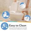 imageNuby My Real Potty Training Toilet with LifeLike Flush Button and Sound  18 Months  WhiteWhite Potty