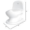 imageNuby My Real Potty Training Toilet with LifeLike Flush Button and Sound  18 Months  WhiteWhite Potty