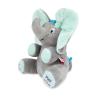 imageNuby Peek a Boo Friends Animated Plush Toy with Music and Interactive Play Bunny  Easter Basket Stuffers for Kids for Kids or ToddlersBaby Elephant
