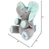 imageNuby Peek a Boo Friends Animated Plush Toy with Music and Interactive Play Bunny  Easter Basket Stuffers for Kids for Kids or ToddlersBaby Elephant