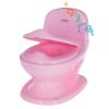 imageNuby My Real Potty Training Toilet with LifeLike Flush Button and Sound  18 Months  WhitePink Potty