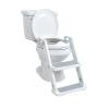 imageNuby My Real Potty Training Toilet with LifeLike Flush Button and Sound  18 Months  WhiteStep Ladder Potty Seat