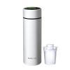 imageNuby RapidCool Portable Baby Bottle Maker  With Milk Powder Dispenser and Digital Lid  Ideal for Travel Bottles and Night Feeds  Stainless Steel