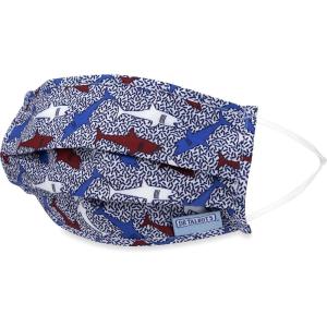 imageDr Talbots Adult Washable Pleated Cloth Face Mask for Personal Health 1 Pack CamoPatriotic Shark