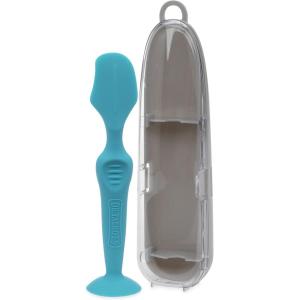 imageDr Talbots Diaper Cream Soft Silicone Brush with Suction Base ampamp Hygienic Case Aqua Full SizeFull Size