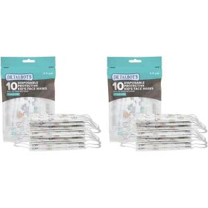 imageDr Talbots Disposable Kids Face Mask for Personal Health Boy 25 Years Prints May Vary 10 Count Pack of 2 80105cs24