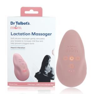 imageDr Talbots Mom Lactation Massager  Adjustable Heat and Vibration Modes  Includes Storage Bag and USB Cord  Breastfeeding Essentials