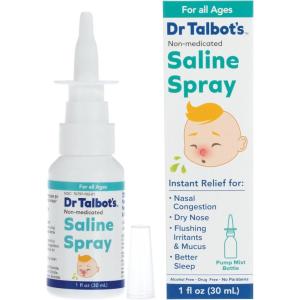 imageDr Talbots Nasal Aspirator for Babies  Silicone  Includes Storage Case  ClearSaline Spray