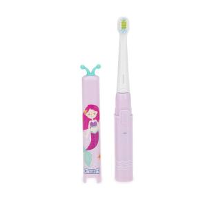 imageDr Talbots Nuby Toddler Sonic Electric Toothbrush with Rechargeable Battery 3 Cleaning Modes Mermaid1 Count Pack of 1