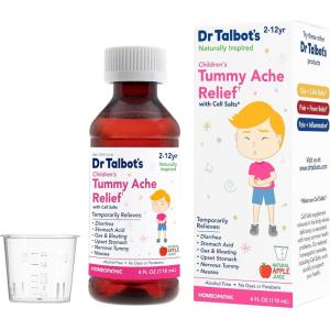imageDr Talbots Pain  Fever Relief Liquid Medicine with Naturally Inspired Ingredients for Children Includes Dosage Cup Grape Juice Flavor 4 Fl Oz Packaging May VaryChildrens Tummy Ache Relief